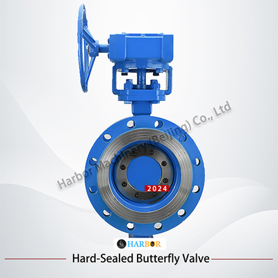 Valva de borboleta de flanges metálicas de temperatura D343H-10/16C para mídia de água a preços acessíveis