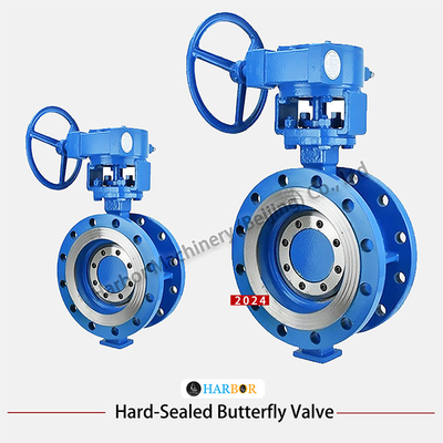 Valva de borboleta de flanges metálicas de temperatura D343H-10/16C para mídia de água a preços acessíveis