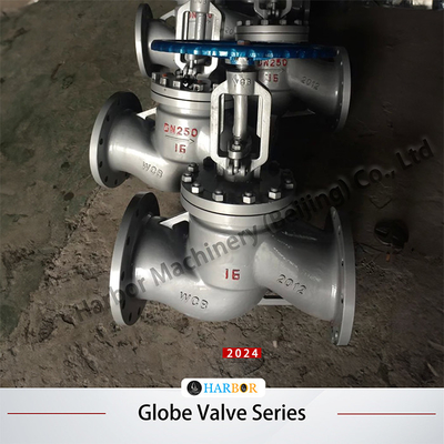 J41H-16/25C válvula globular de flange de aço fundido controlada por estrutura para meios de água