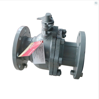 ISO9001 2008 Valva de esferas com flanges de vedação macia aprovada pelo CE para meio de gás de água Q41F-16C