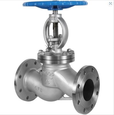 Média de água válvula de porta de flange de aço inoxidável J41W-16P/25P Manual resistente à temperatura