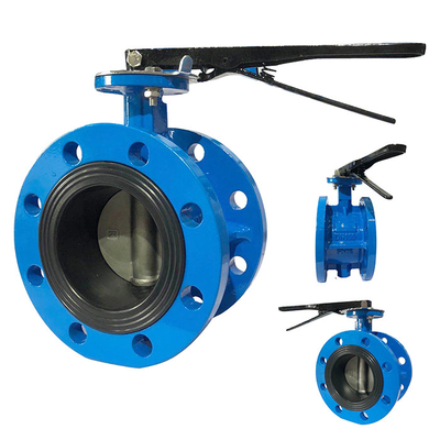 Valva de borboleta D41X-16Q de ferro flexível de punção de precisão com selo EPDM