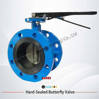 Valva de borboleta D41X-16Q de ferro flexível de punção de precisão com selo EPDM