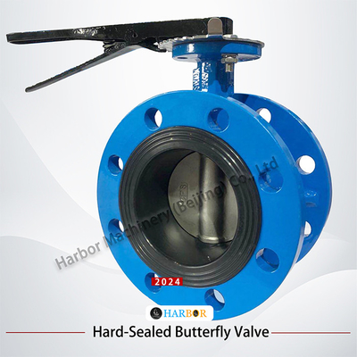 Valva de borboleta D41X-16Q de ferro flexível de punção de precisão com selo EPDM