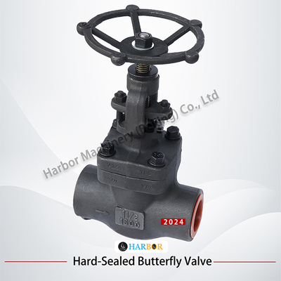 DN15-DN50 válvula de globo manual de vedação dura de aço carbono de alta temperatura Z/J61/11H-800LB