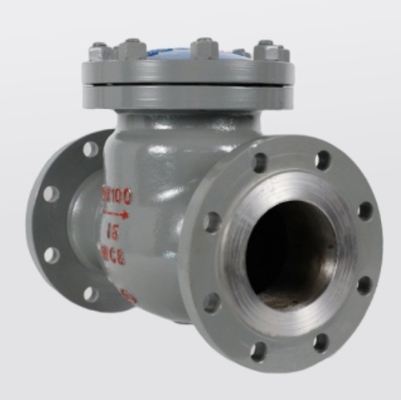 Válvula de verificação de flaps de borracha de cor personalizada com válvula de não retorno de flange H44H-16/25C
