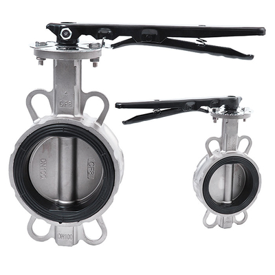 Manutenção manual de vedação suave válvula borboleta D71X-10/16P padrão ISO e operação suave