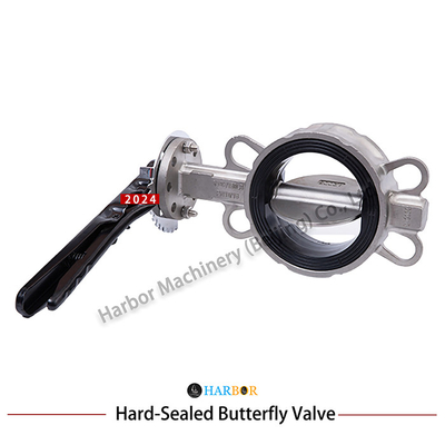 Manutenção manual de vedação suave válvula borboleta D71X-10/16P padrão ISO e operação suave