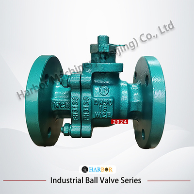 Válvula de esfera revestida com flanges de PTFE Q41F46-16C para aplicações resistentes a ácidos e álcalis