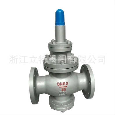 Valva de redução de pressão de flanges de aço fundido Y43H-16C para meios de gás de precisão