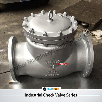 Valva de controlo de balanço de flanges médias de aço inoxidável DN15-DN300 H44H-150LB