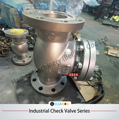 Valva de controlo de balanço de flanges médias de aço inoxidável DN15-DN300 H44H-150LB