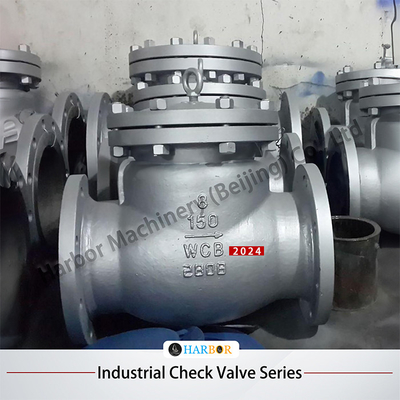 Valva de controlo de balanço de flanges médias de aço inoxidável DN15-DN300 H44H-150LB