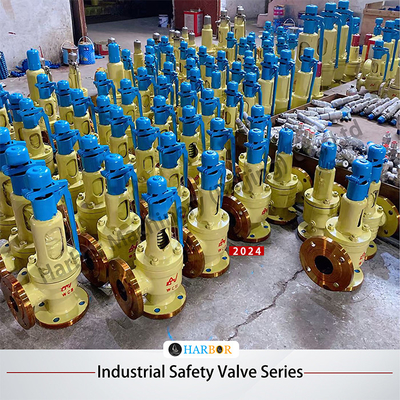 Valva de segurança fechada de aço fundido, certificada ISO9001 2008 CE, A42Y/A48Y-16C para uso industrial