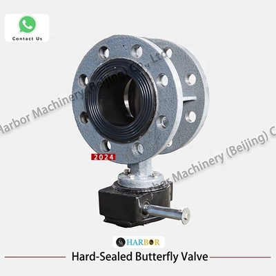 WCB Flanca de aço fundido válvula de borboleta de turbina manual D341X--10/16C para meios de água