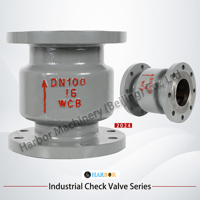 H42H-16/25C válvula de retenção de flanges de aço fundido, vertical e unidirecional, com suporte OEM