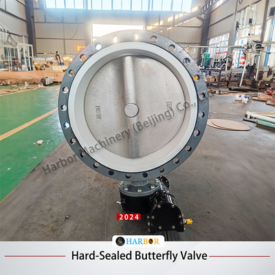 Válvula de borboleta de wafer de turbina revestida com PTFE D371F46-16C com resistência a ácidos e álcalis