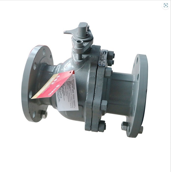 ISO9001 2008 Valva de esferas com flanges de vedação macia aprovada pelo CE para meio de gás de água Q41F-16C