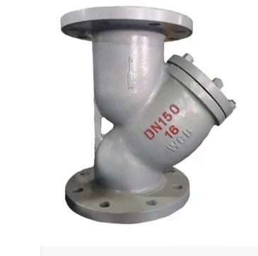 Válvula de filtragem de engenharia de aço carbono com flange Y-strainer GL41H-16C para meios de água