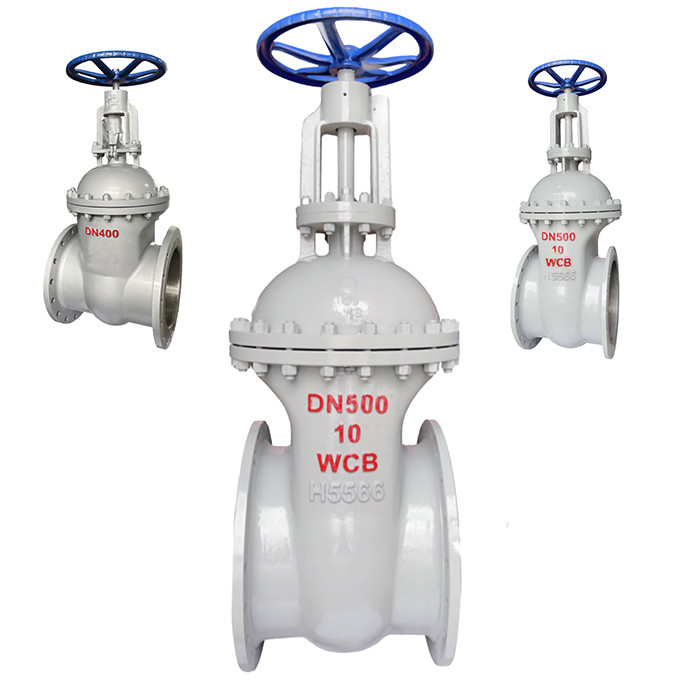 Válvula de porta de aço fundido manual de ligação com flange Z45H-10/16C com resistência à corrosão